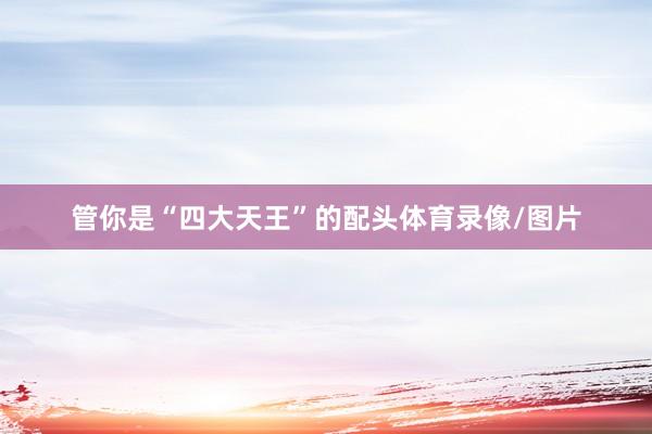 管你是“四大天王”的配头体育录像/图片