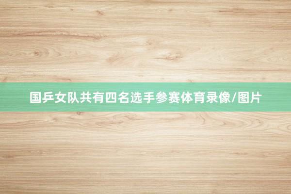 国乒女队共有四名选手参赛体育录像/图片