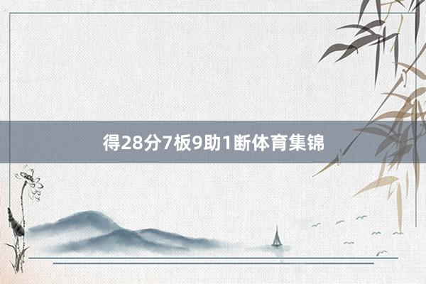 得28分7板9助1断体育集锦