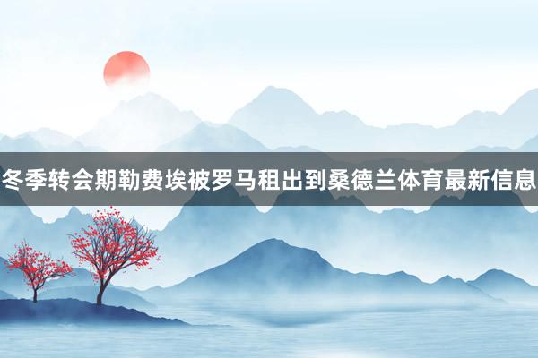 冬季转会期勒费埃被罗马租出到桑德兰体育最新信息