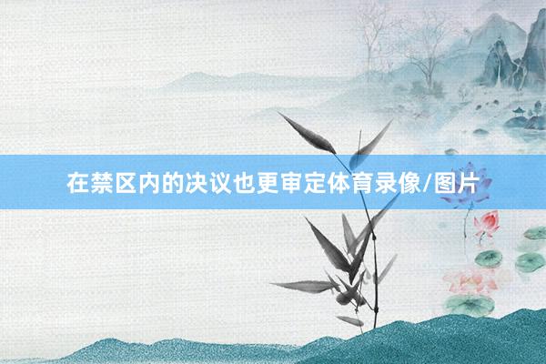 在禁区内的决议也更审定体育录像/图片