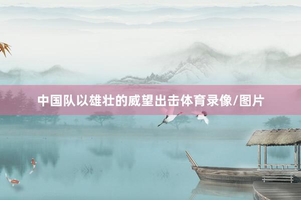 中国队以雄壮的威望出击体育录像/图片