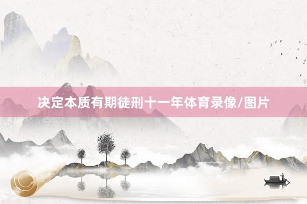 决定本质有期徒刑十一年体育录像/图片