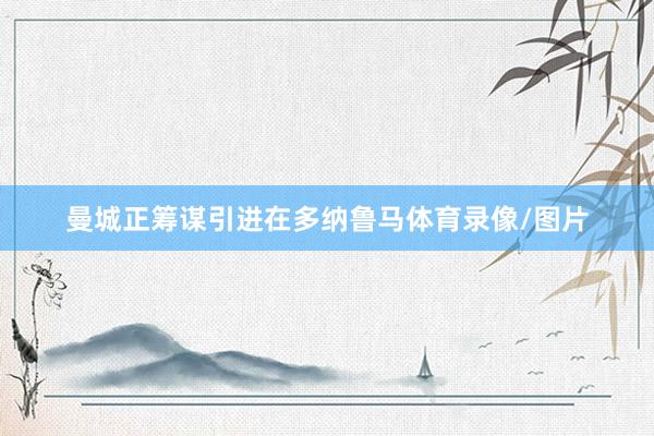 曼城正筹谋引进在多纳鲁马体育录像/图片