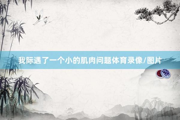 我际遇了一个小的肌肉问题体育录像/图片