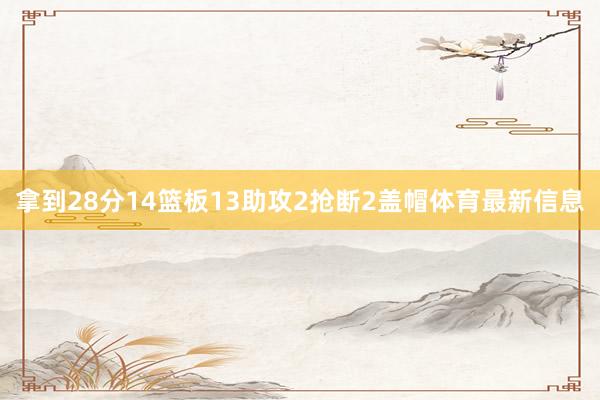 拿到28分14篮板13助攻2抢断2盖帽体育最新信息