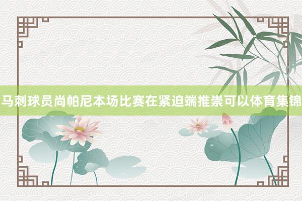 马刺球员尚帕尼本场比赛在紧迫端推崇可以体育集锦