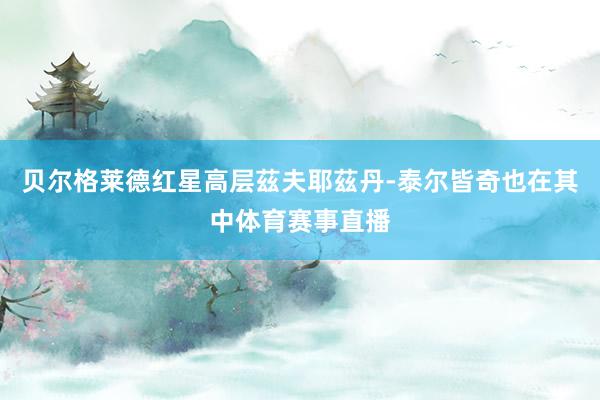 贝尔格莱德红星高层茲夫耶茲丹-泰尔皆奇也在其中体育赛事直播