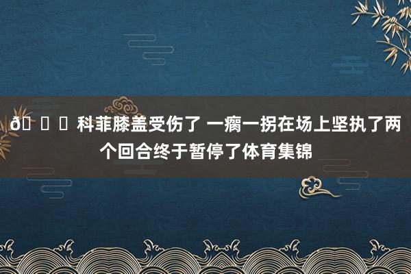 😐科菲膝盖受伤了 一瘸一拐在场上坚执了两个回合终于暂停了体育集锦