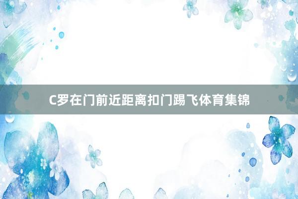 C罗在门前近距离扣门踢飞体育集锦