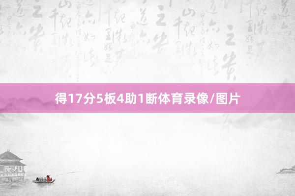 得17分5板4助1断体育录像/图片