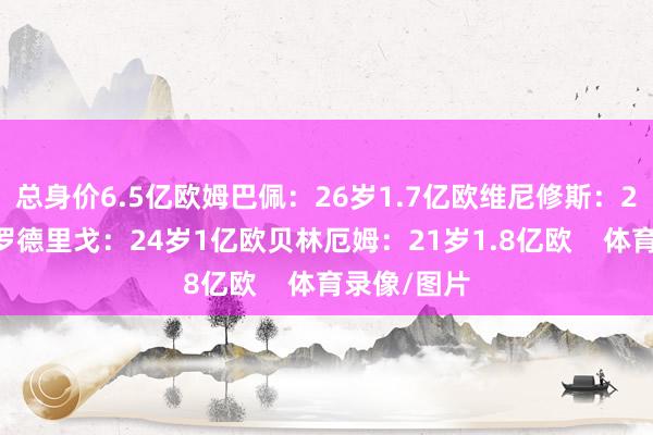 总身价6.5亿欧姆巴佩：26岁1.7亿欧维尼修斯：24岁2亿欧罗德里戈：24岁1亿欧贝林厄姆：21岁1.8亿欧    体育录像/图片