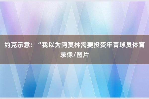 约克示意：“我以为阿莫林需要投资年青球员体育录像/图片